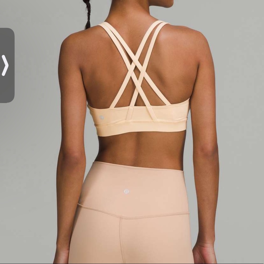 Lululemon Energy Bra - Pale Linen 6 / Small